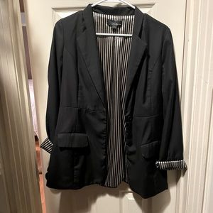 Forever 21 Fitted Long Blazer